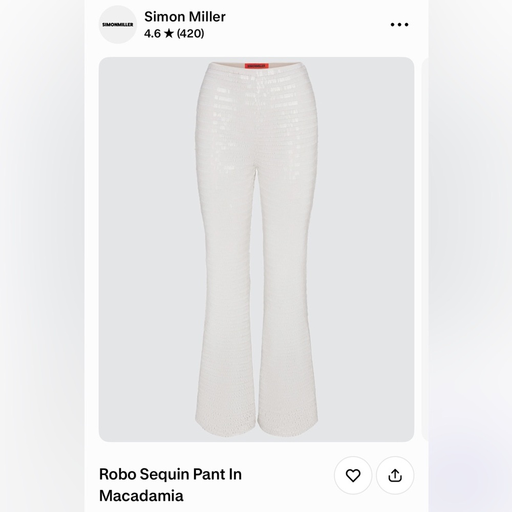 Simon Miller Macadamia Wide Leg Pants